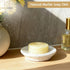 4.5 Inch, Natural Marble Soap Dish, Round White Jewelry Dish Limestone Shower Soap Holder, Modern Stone Sponge Holder