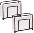 Mind Reader Wire Napkin Holder, Multi-Unit Free-Standing Tissue Storage for Dining Area, Pack of 2, Stainless Steel