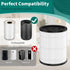 KJ80 Replacement Filter with 3-IN-1 Filtration System - Compatible with Druiap KJ80 Air Purifier | H13 True HEPA Filter
