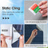 One Way Window Film Privacy Tint for Home, Reflective Light Heat Blocking for Doors and Windows (Black 17.5X78.7)