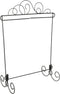 Ackfeld Grey/Silver Meandering Single Table Stand, 11.5" x 11.5"