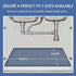 Under Sink Mat for Kitchen Waterproof, 34" x 22" Silicone Mat for Shelf Liner Organizer, Cabinet Sink Protector in Black