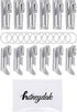 Honeydak Military P38 Can Openers with Key Ring, 12 Pieces Stainless Steel Portable Survival Camping Can Openers for