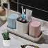Set Toothbrush Holder for Bathroom, Kids Toothbrush Holder with Cups, Electric Toothbrush Holder for Bathroom Decor