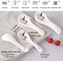 Set of 10 Asian Soup Spoons with Cat Pattern, 5.4 inch Ceramic Chinese Soup Spoons, Porcelain Spoons for Cereal Ramen Appetizers Desserts Wonton Dumpling, Deep Scoop Porcelain Spoons, Dishwasher Safe
