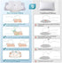 DONAMA Cervical Pillow for Neck and Shoulder,Contour Memory Foam Pillow,Ergonomic Neck Support Pillow for Side Back