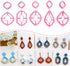 KEOKER Polymer Clay Cutters - Boho Basic Cutters for Polymer Clay Jewelry and Earrings