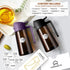 16oz/470ml 2 1 YARRAMATE Dark Brown Oil Sprayer for Cooking with Stickers, Food-grade Premium in Olive Oil Dispenser