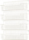 Spice Rack Wall Mount 4 Pack, Metal Wall Mounted Spice Rack Organizer