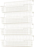 Spice Rack Wall Mount 4 Pack, Metal Wall Mounted Spice Rack Organizer