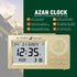 OUD Bukhoor Muslim Azan Clock, Azan Table Prayer Clock with LCD Display, Azan Alarm Clock, Home/Office/Mosque Digital