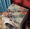 Colorful Diatomite Washer or Dryer Cover, Cute Dust-proof Mat for Laundry Machine, 23.6X23.6 in (Colorful-A)