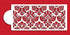 Designer Stencils C405 Damask Cake Tier, 5 Cake Stencil, Beige/semi-transparent, 3.1" x 13.5"