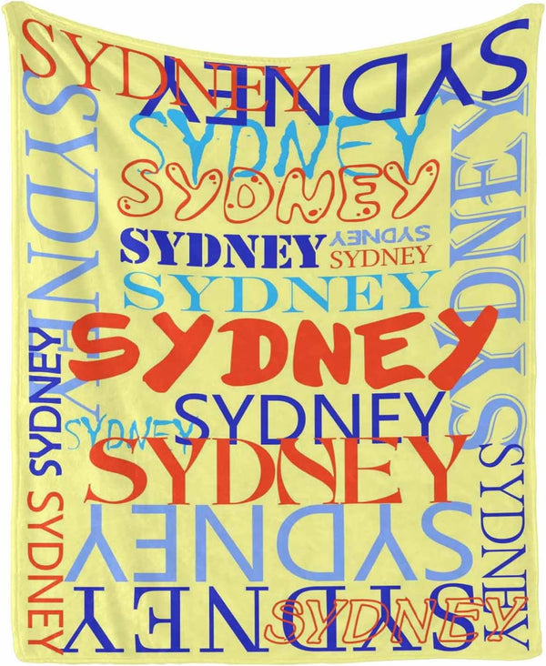 D-Story Custom Blanket, Personalized Throw Blankets, Gift for Best Friend Word Art