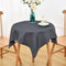 NEWISHER Grey Square Tablecloth 36x36 inch, Heavy Duty Polyester Fabric Table Cloth,