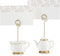 Kate Aspen Place Card Holders, Tea Time Whimsy, Teapot and Teacup, Set of 6, Pink
