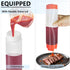 Daphilly 4 16 oz Pcs Inverted Plastic Squeeze Bottles, Condiment Squeeze Bottles for Sauces, Tip Large Valve Refillable