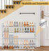 SLEEPING LAMB 2-Tier Long Shoe Rack Organizer, Stackable Wide Shoe Shelf Holds 18-Pairs for Bedroom Entryway
