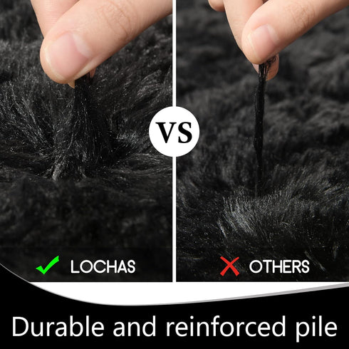 4x6 LOCHAS Ultra Soft Indoor Modern Area Rugs Fluffy Living Room Carpets for Children Bedroom Home Decor Nursery Rug