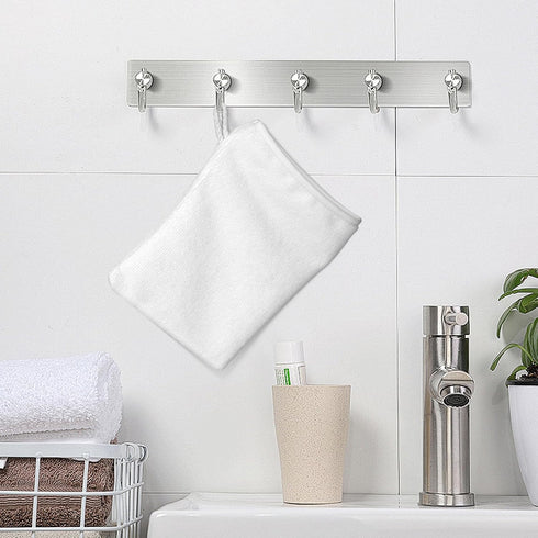 PHOGARY 6"x8" 6 Pack, Microfiber Face Cloths, Fast Drying Bath Mitts Washcloth, Super Absorbent Soft Lightweight Towel