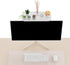 12 inch 13lbs, Pixio White Monitor Storage Top Shelf - Adjustable Platform, Universal Fit, Holds Up to Works on TV