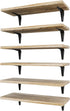 SKYSEN Floating Shelves for Wall Set of 6, 15.7in Wood Wall Shelf