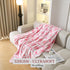 50x60in) Bow Blanket Pink Bows Soft Throw Blanket Premium Printed Soft Fabric for Best Comfort