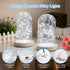 12-Pack Lights-7FT 20 Lakumu Fairy Lights Battery Operated String LED,Waterproof Silver Wire Firefly Lights for Mason
