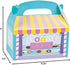 Donut Party Favor Treat Boxes - 12 Pieces Birthday Party Supplies