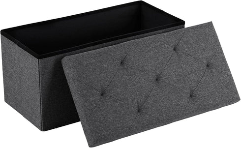 DUMOS 30in Storage Ottoman Bench, Storage Chest, End of Bed Foot Rest