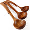 Wooden Cooking Utensils Kitchen Utensil Set by NAYAHOSE, Natural Take Wood Nonstick Hard Wooden Spatula and Spoons