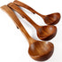 Wooden Cooking Utensils Kitchen Utensil Set by NAYAHOSE, Natural Take Wood Nonstick Hard Wooden Spatula and Spoons