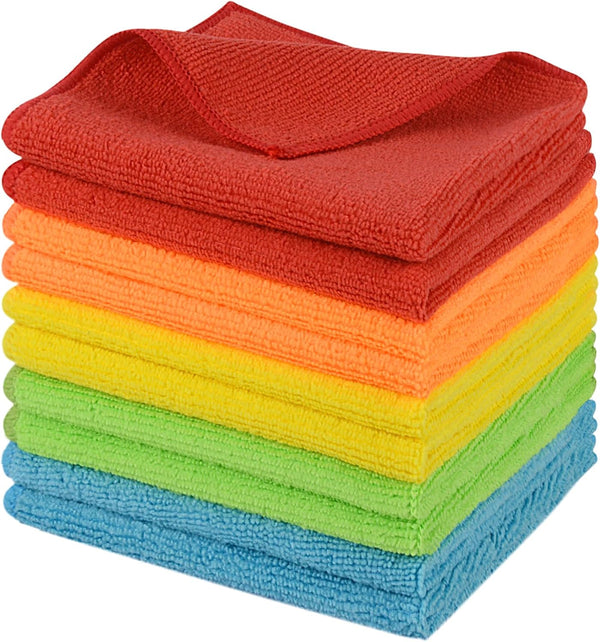 SINLAND Microfiber Dish Cloth for Washing Dishes Rags Best Kitchen Washcloth Cleaning