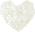 Premium Artificial Silk Rose Petals, 200pcs Ivory Flower Girl Scatter Petals for DIY Wedding Aisle Decoration