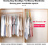 Closet Organizers and Storage,College Dorm Room Essentials, Multifunctional Organizer Magic Space Saving Hangers with 9 Holes Storage Organization for Wardrobe Closet Heavy Clothes by HEYHOUSE