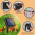 33FT 135 8 Solar Rope Lights Outdoor, LED Solar Rope Lights for Outside, Waterproof Solar Powered Fairy Light