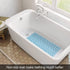 OTHWAY Non-Slip Bathtub Mat - Soft Rubber Bathroom Bathmat with Strong Suction Cups (Lake Blue, 16x31.5 inch)