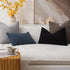 26x26 Inch Pack 2 Kevin Textile Waterproof Decorative Pillow Covers Coco Brown of Soft Boucle Textured Euro Pillowcases