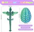 LIVOND 3D Printed Dragon Egg - Crystal Dragon Articulated Fidget Toys for Home Office Decor - Stocking Stuffer, Easter