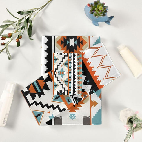 Sets 3 Sets1 1 1 ALAZA Aztec Design Towel Bathroom Piece Bath Towel Bath Towel Hand Towel Washcloth Soft Luxury
