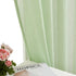 MYSTIC-HOME Sage Green Sheer Curtains, 84 Inches Long, 2 Panels, 52"x84", Semi Crinkle Voile Drapes for Living Room,