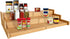 Expandable 3 Tier Bamboo Spice Rack Organizer, Great for Kitchen Cabinet, Cupboard, Pantry