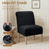 XIAROGEE Armless Armless 1) Teddy Wool Accent Chair Cover Soft Chair Slipcover Accent Chairs Covers without Arms