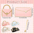 JIEYAO Set 4, 10 Oz/ 310 ml Handbag Coffee Mugs of Handbag Ceramic Tea Cup, Cute Purse Gift Mug with Saucer Spoon