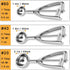 Fayomir Set Small/1 Medium/2 Large/3 Set 3, 18/8 Cookie Scoop - Tbsp, Tbsp, Tbsp - Cookie Dough Scoop, Cookie Scoops