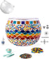 KRAFTSTORIES Turkish Mosaic DIY Candle Holder Kit - Glass Decorative Tealight for