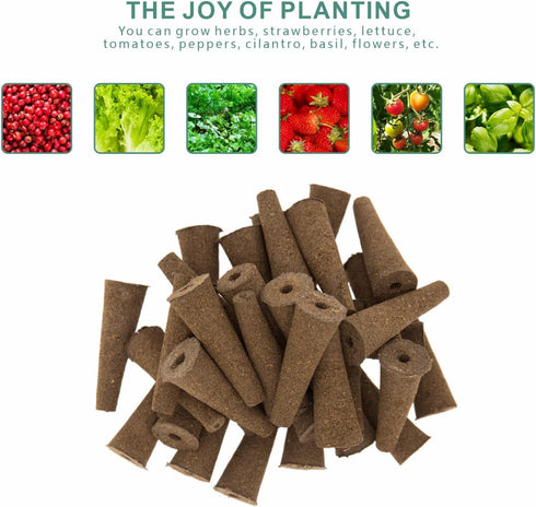 60 Pack, Grow Sponges Hydroponics Sponge Compatible with Aerogarden, iDOO