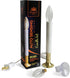 Holiday Joy Window Candles Kit - Pack of 1-9-inch-Tall Electric Candle with Auto Sensor, 2 Bulbs & Suction Cup
