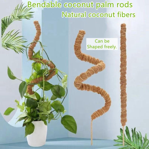 Pole,2 Pack 27 Inch 7mm Moss Monstera Plant Support, Upgraded Aluminum core Moss Poles for Climbing Indoor Plants DIY
