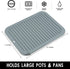 Smithcraft Silicone Trivets Set 2 Teal, Heat Resistant Mats for Hot Dishes, Pots, Pans, Kitchen Counter, Silicone Pot